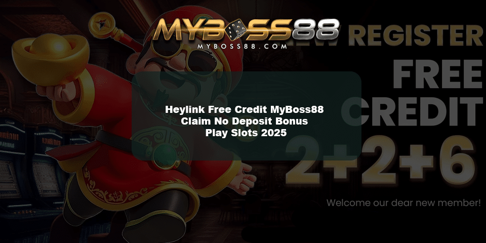 Claim heylink free credit and start to play any slots games!
