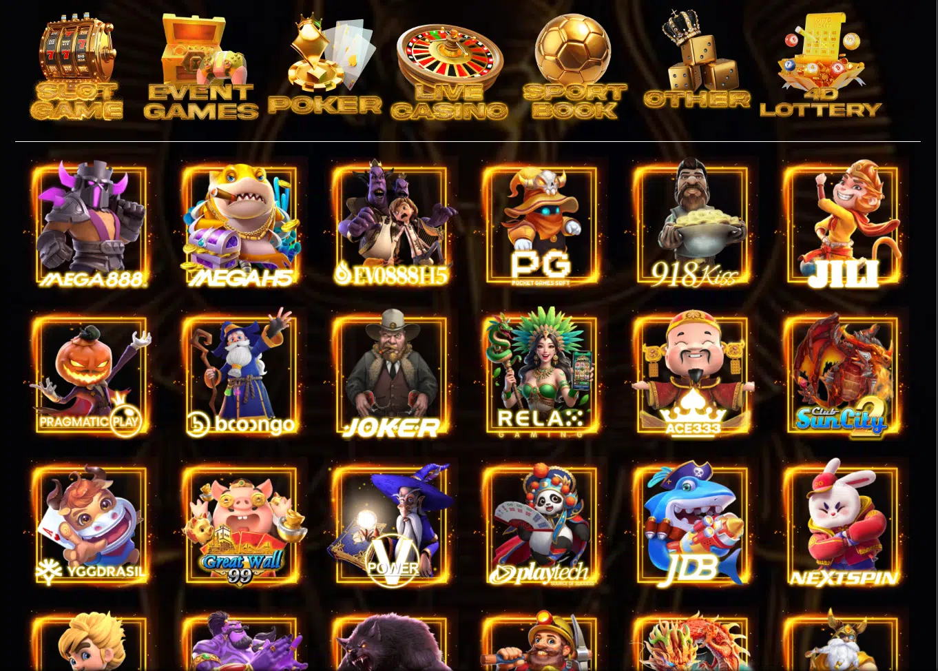 s99my casino games selection